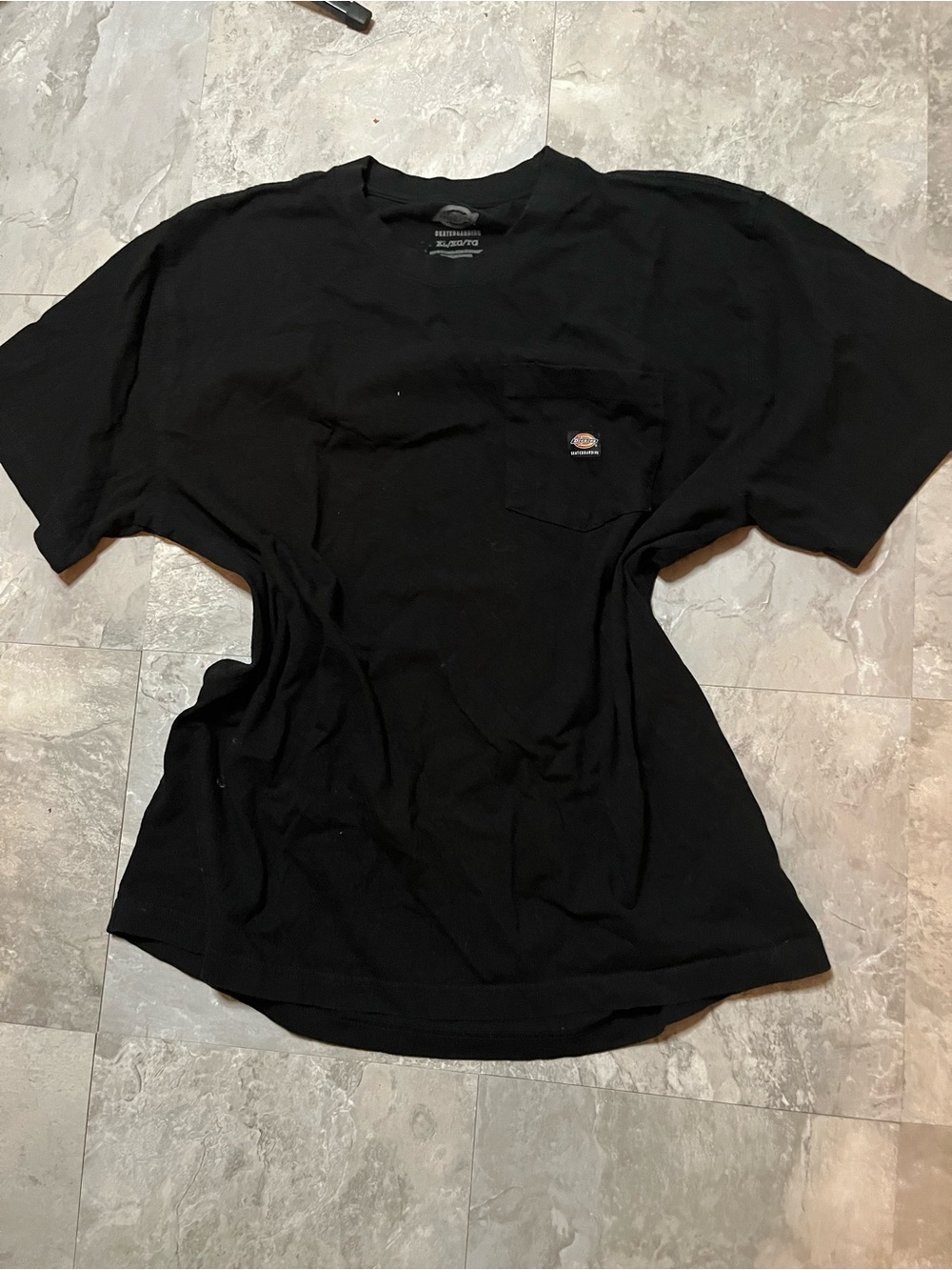 Dickies Black Short Sleeve Pocket Tee - Men's Work Shirt